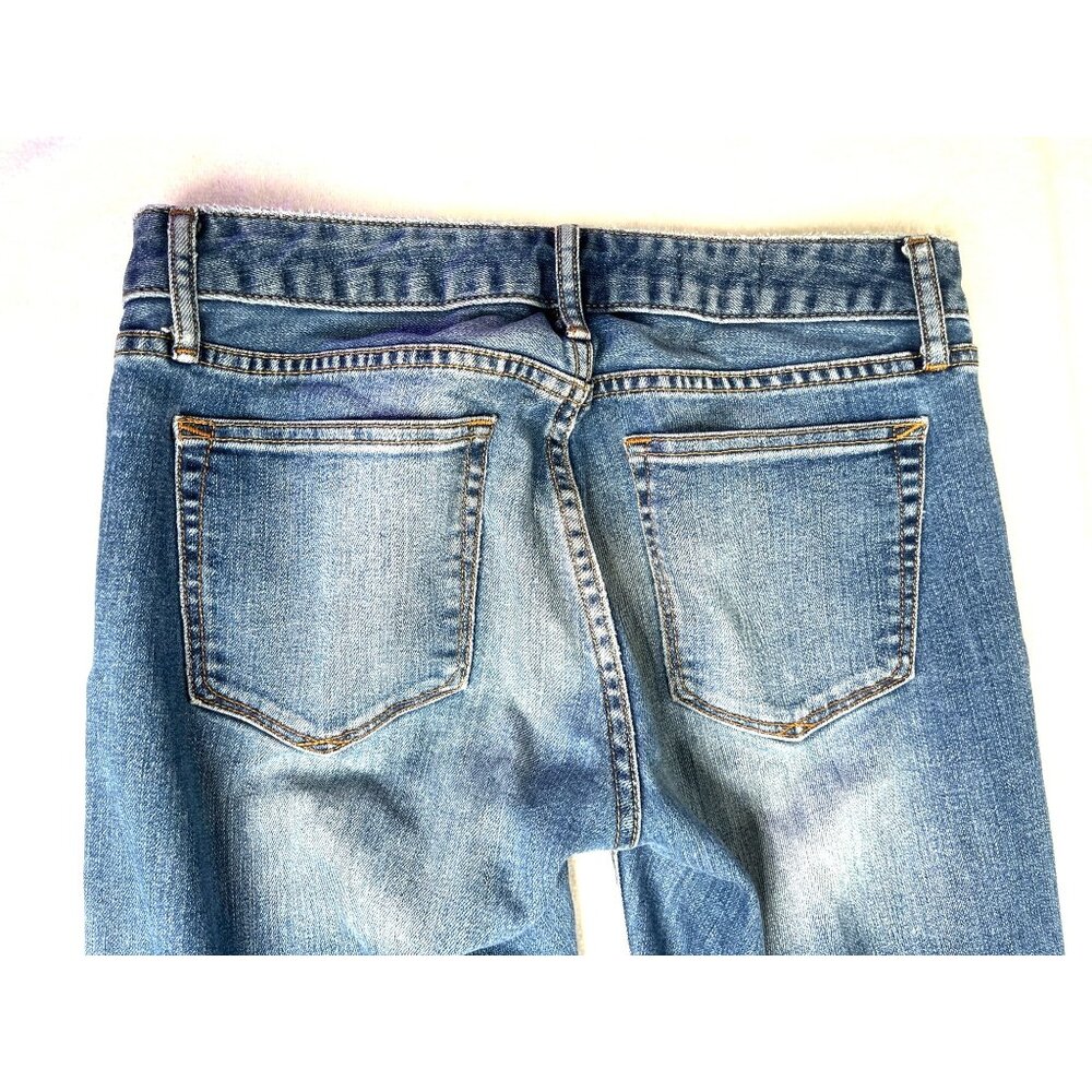 GAP 1969  Size 27R Blue Cotton Blend CURVY Stretch Selvedge Jeans 84b - Picture 9 of 11